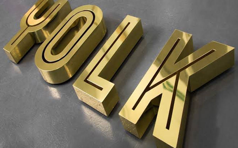 Brass Letters Manufacturer